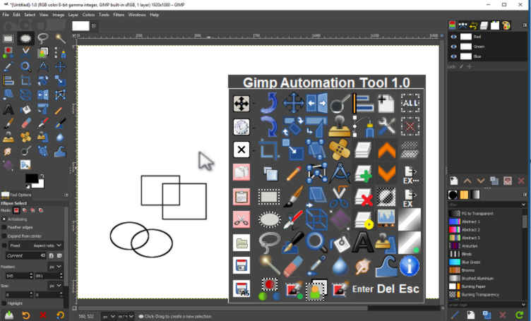 launcher software for gimp