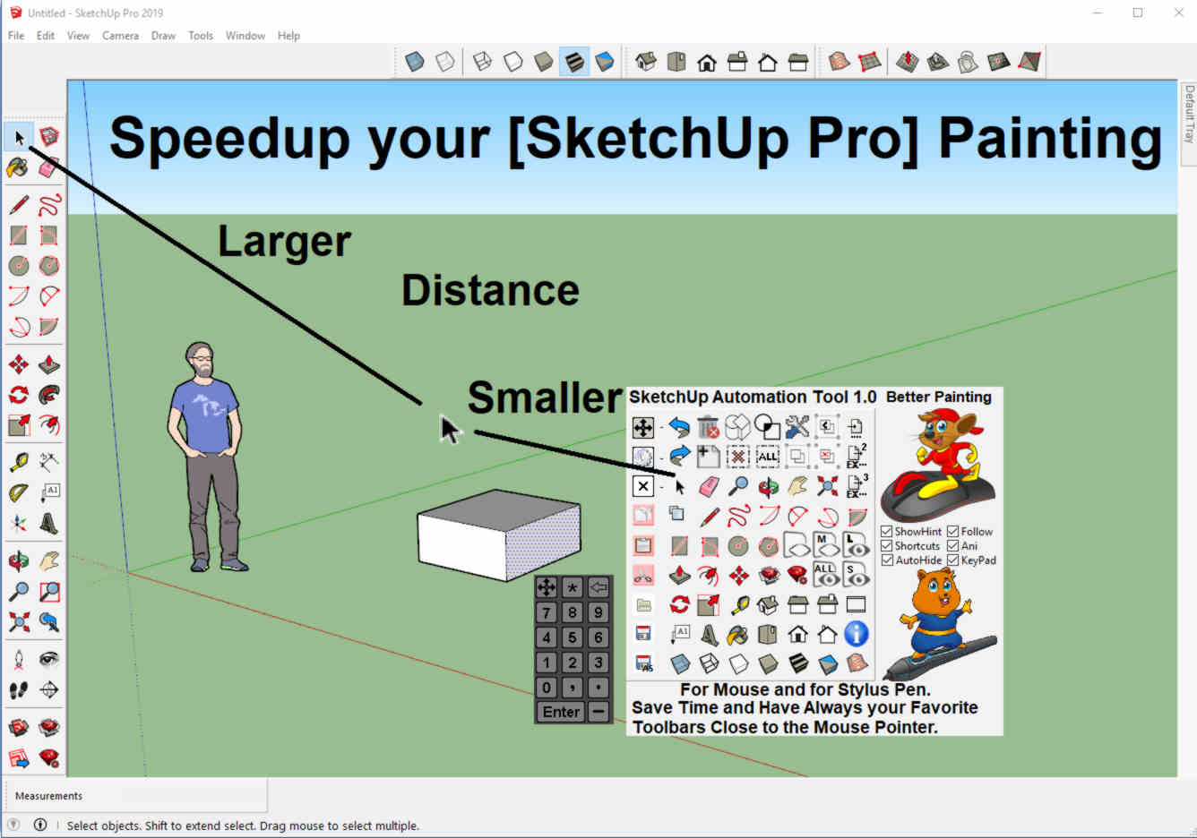 sketchup pro painting tools