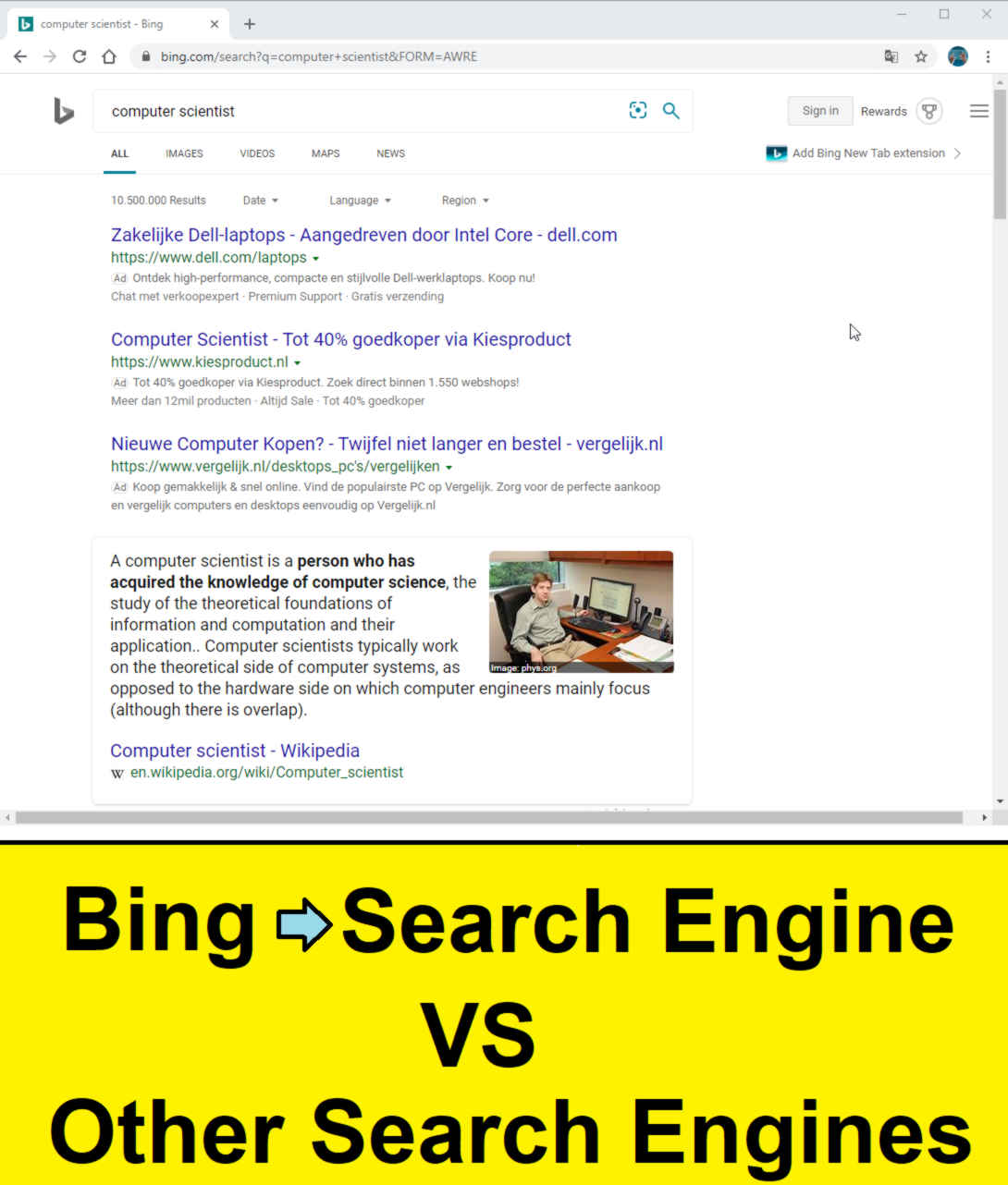 alternatives for bing