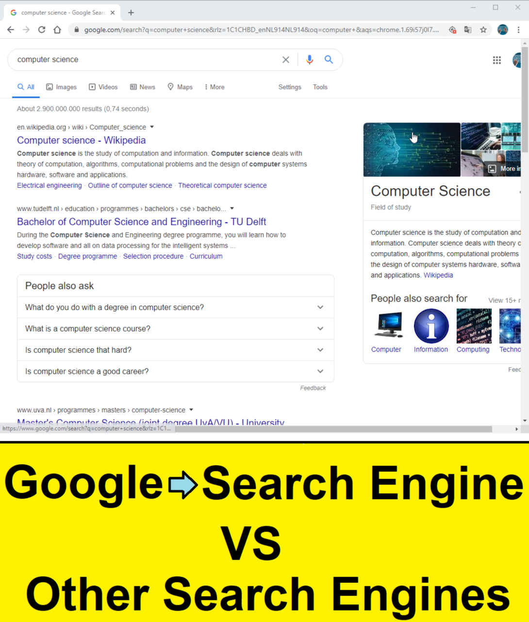 comparison google search engine