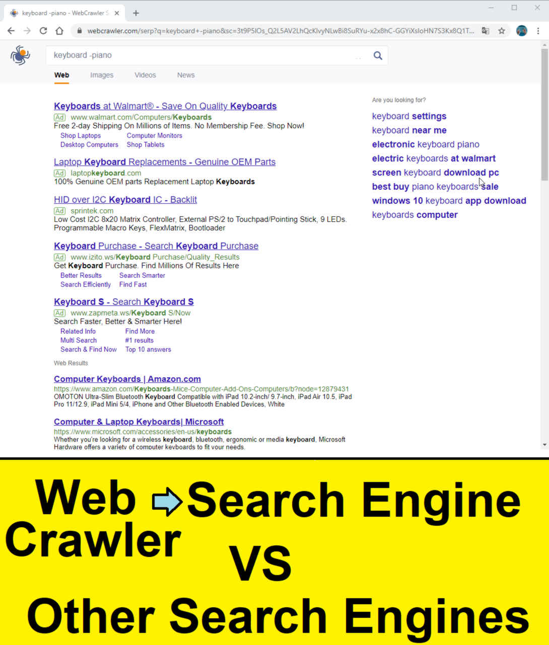 webcrawler search tips