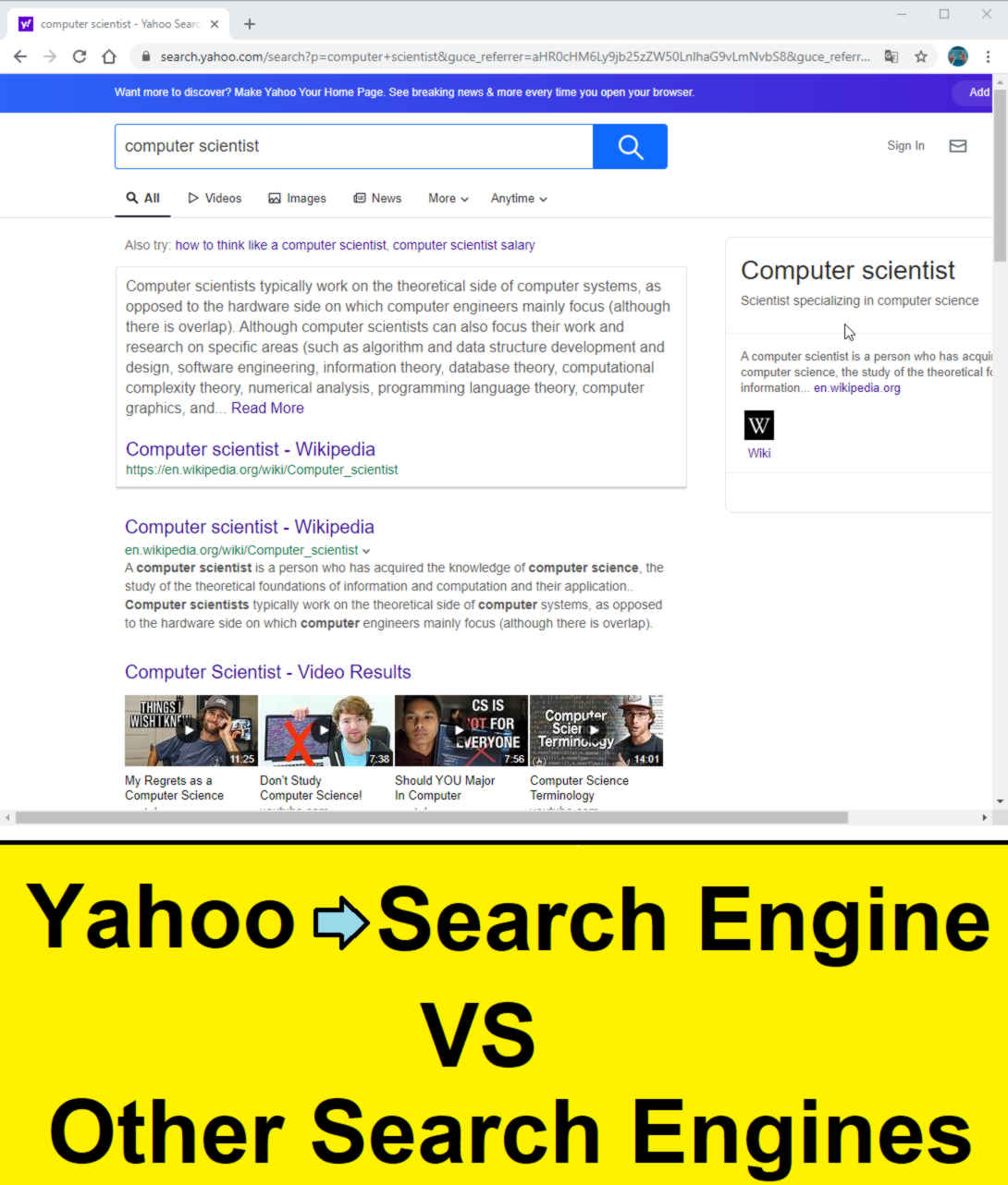 alternatives for yahoo search engine