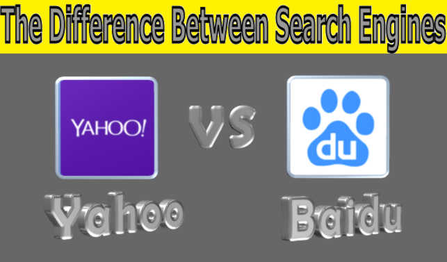 the difference between yahoo and baidu