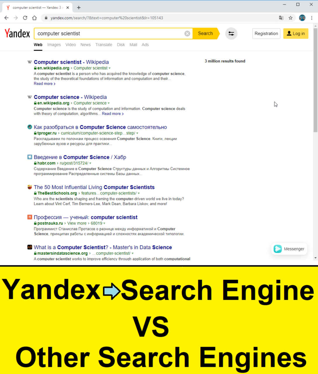alternatives for yandex